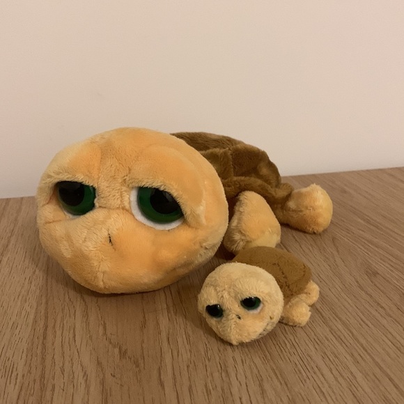 Russ berrie lil peepers, yellow turtle with baby (squish toy) - Picture 4 of 5